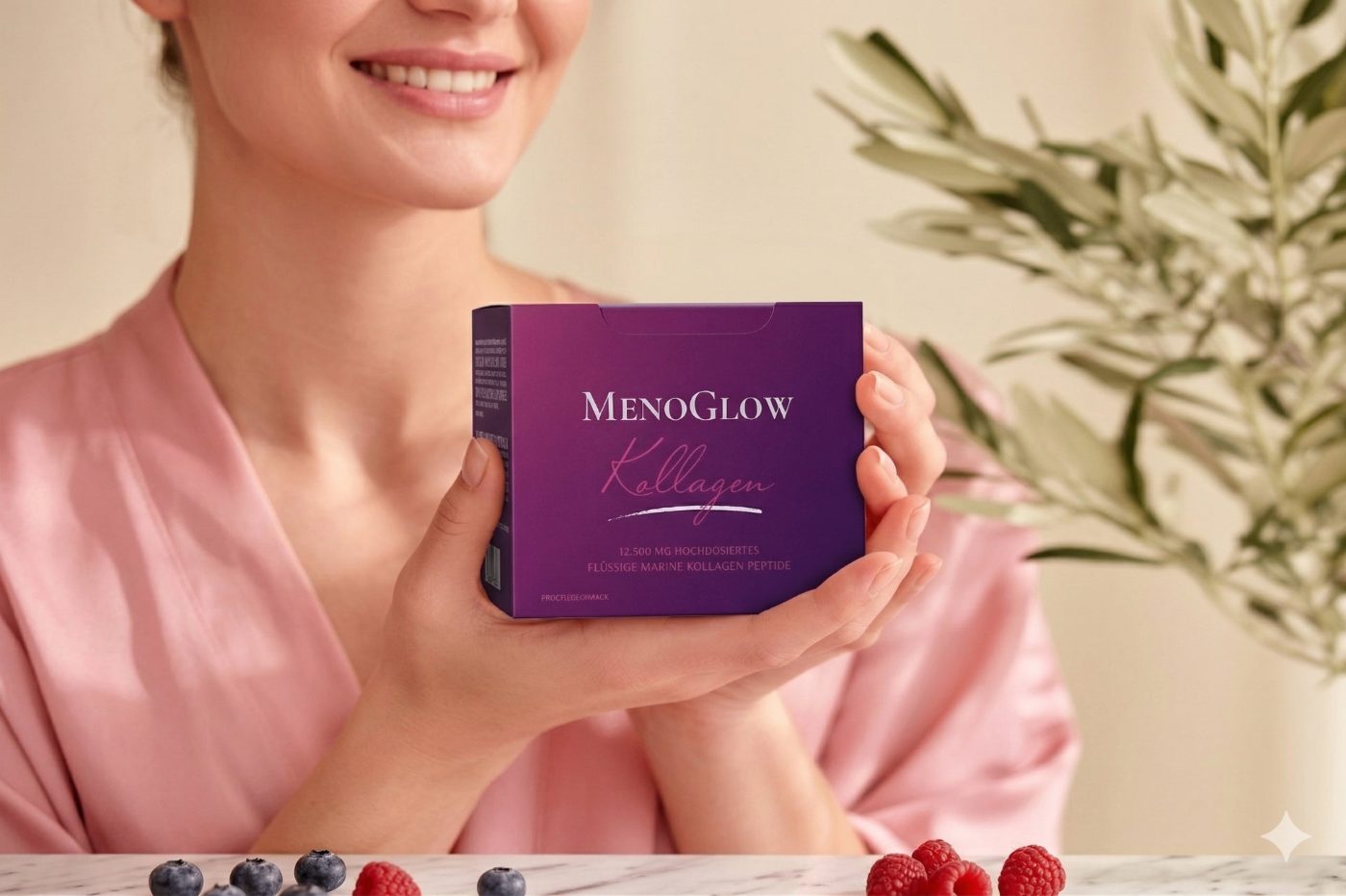 Tägliches MenoGlow Ritual: Kollagen-Shot am Morgen